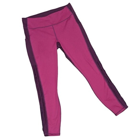 Fabletics Power hold color blocked phone pockets yoga leggings size see photos - Picture 9 of 9
